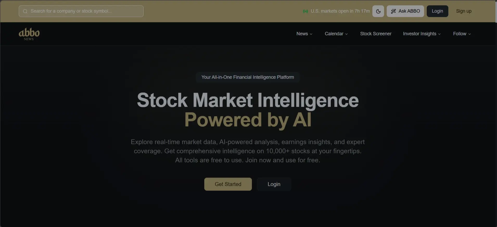 ABBO News — AI Stock Tools for Investors